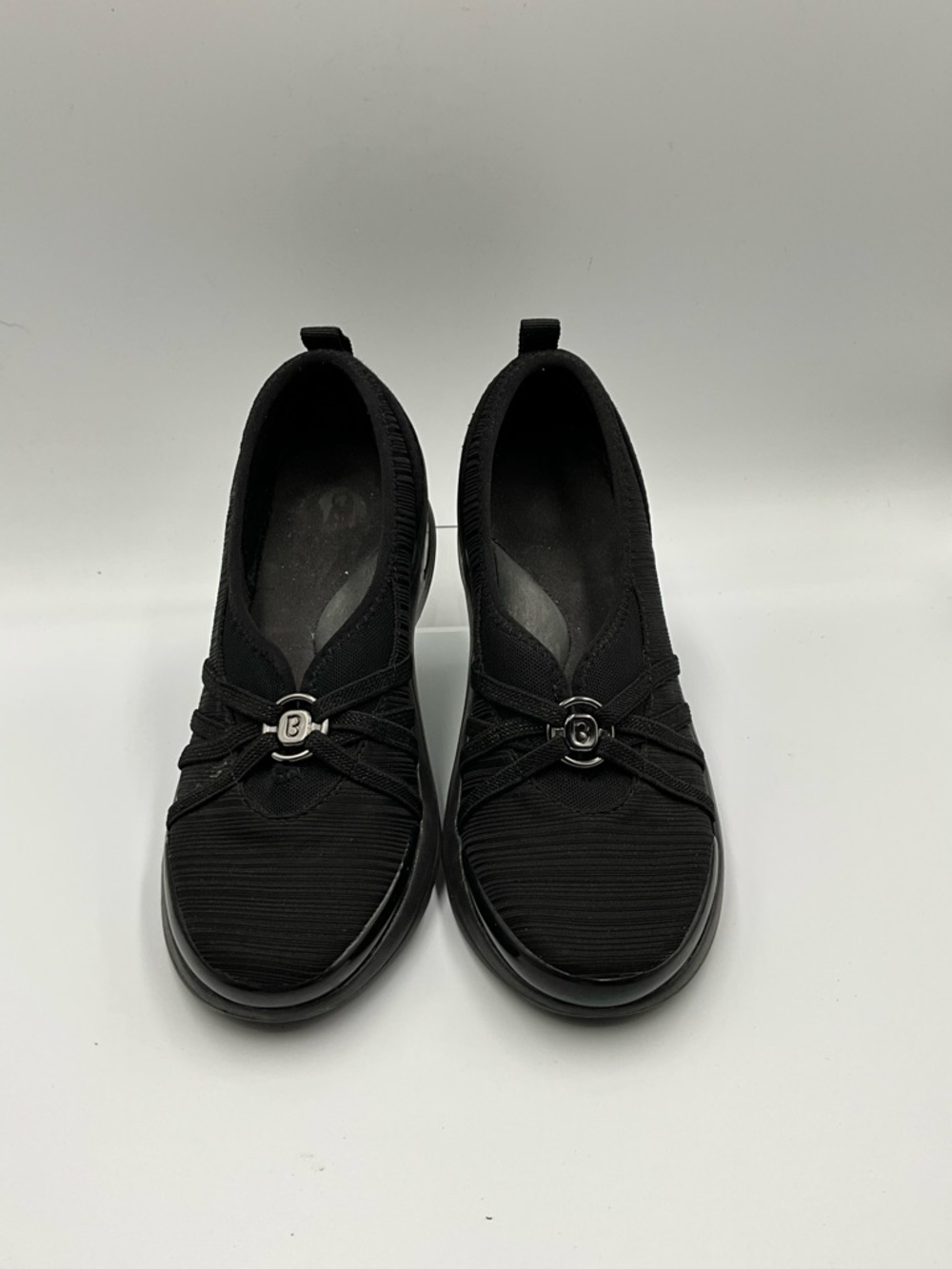 Bzees Shoes Size 7 Black Slip-On Comfort Shoes